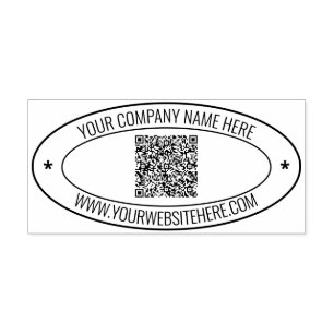 Auto Entintado Carimbo de Autoimpressão do Web site de nome de có