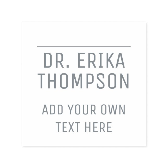 Auto Entintado carimbo de autoimpressão profissional (dr) para ad (Design)