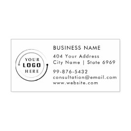 Auto Entintado Carimbo de Borracha Auto-Tintável