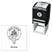 Carimbo de borracha Clan Grant Crest