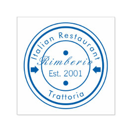 Auto Entintado Carimbo de Borracha com Autoimpressão em Círculo