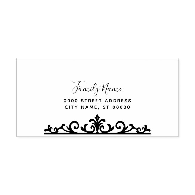 Auto Entintado Carimbo de Borracha com Autotoque Simples (Design)