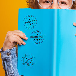 Auto Entintado Carimbo de borracha confidencial personalizado