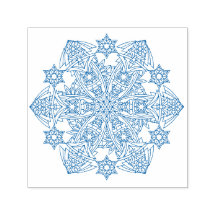 Carimbo de Borracha de Auto-Tinta Flocos de Neve p