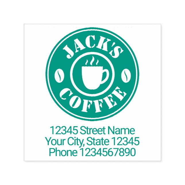 Auto Entintado Carimbo de Borracha de Autofabricação para negócio (Design)