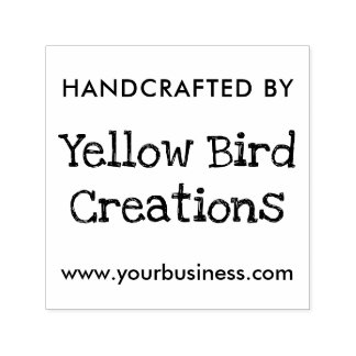 Auto Entintado Carimbo de Borracha de Autoimpressão Quadrada