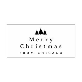 Auto Entintado Carimbo de Borracha de Autoscolante de Texto Feliz