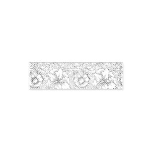 Auto Entintado Carimbo de Borracha de Incêndio Automático