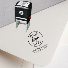 Auto Entintado Carimbo de Borracha de Tinta Automática com Logoti