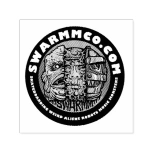 Auto Entintado Carimbo de borracha de tinta automática S.W.A.R.M