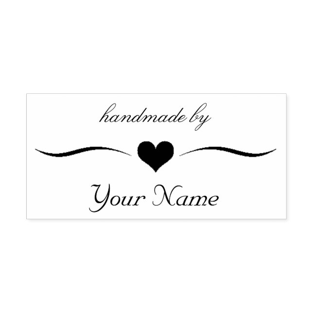 Auto Entintado Carimbo de borracha feito à mão (Design)