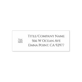 Auto Entintado Carimbo de borracha personalizado de autoimpressão