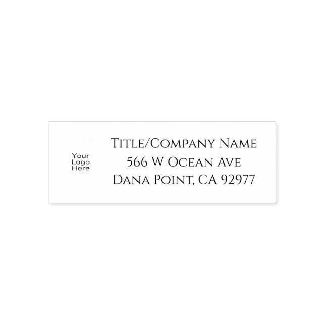 Auto Entintado Carimbo de borracha personalizado de autoimpressão (Design)