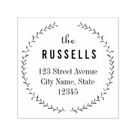 Auto Entintado Carimbo de Borracha Personalizado por Fio Delicado