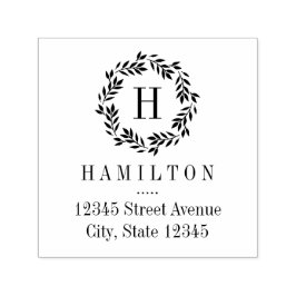 Auto Entintado Carimbo de borracha personalizado por monograma