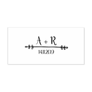 Auto Entintado Carimbo de casamento do concurso