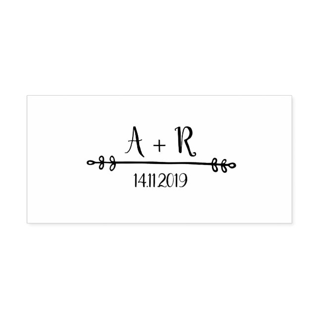 Auto Entintado Carimbo de casamento do concurso (Design)