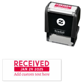 Auto Entintado Carimbo de Data Personalizado