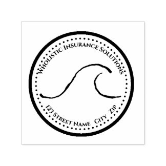 Auto Entintado Carimbo de devolução do logotipo