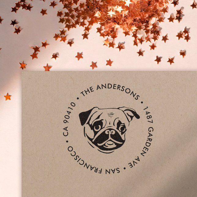 Auto Entintado Carimbo de endereço, Carimbo de endereço (Criador carregado)