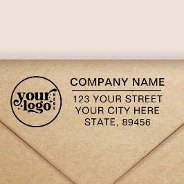 Auto Entintado Carimbo de Endereço de Devolução Comercial