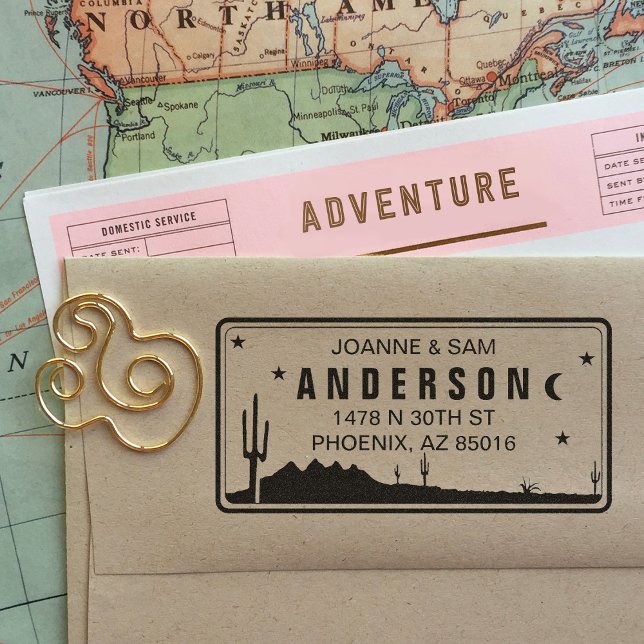 Auto Entintado Carimbo de Endereço de Devolução da Placa de Licen (Criador carregado)