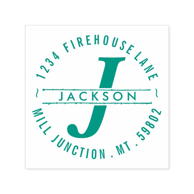 Auto Entintado Carimbo de Endereço de Retorno de Autodigitação no (Design)