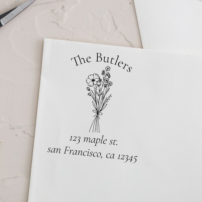 Auto Entintado Carimbo de Endereço de Retorno de Autosincronia do (Criador carregado)