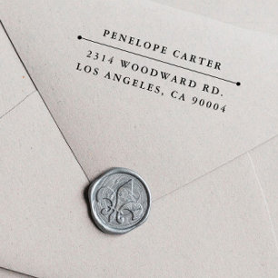 Auto Entintado Carimbo de endereço de retorno de tinta automáti