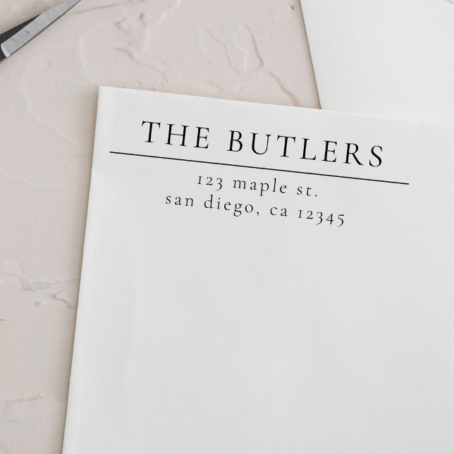 Auto Entintado Carimbo de Endereço de Retorno Personalizado (Criador carregado)