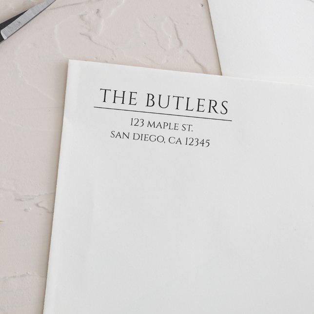 Auto Entintado Carimbo de Endereço de Retorno Personalizado de Au (Criador carregado)