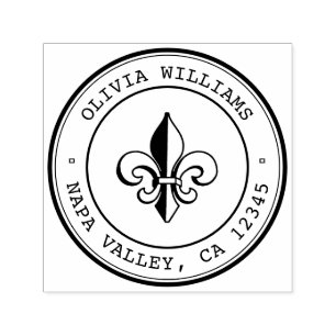 Auto Entintado Carimbo de Endereço Personalizado, Carimbo de Casa