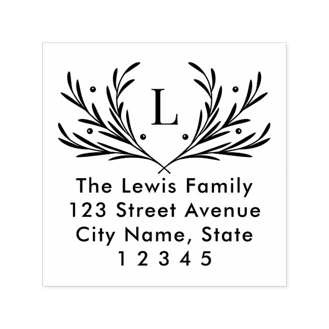 Auto Entintado Carimbo de Feriado de Natal Lavish Soirée (Design)