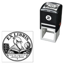 Carimbo de Livro Personalizado Ex Libris de Bico-d