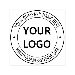 Auto Entintado Carimbo de Logotipo Comercial Simples Personalizad