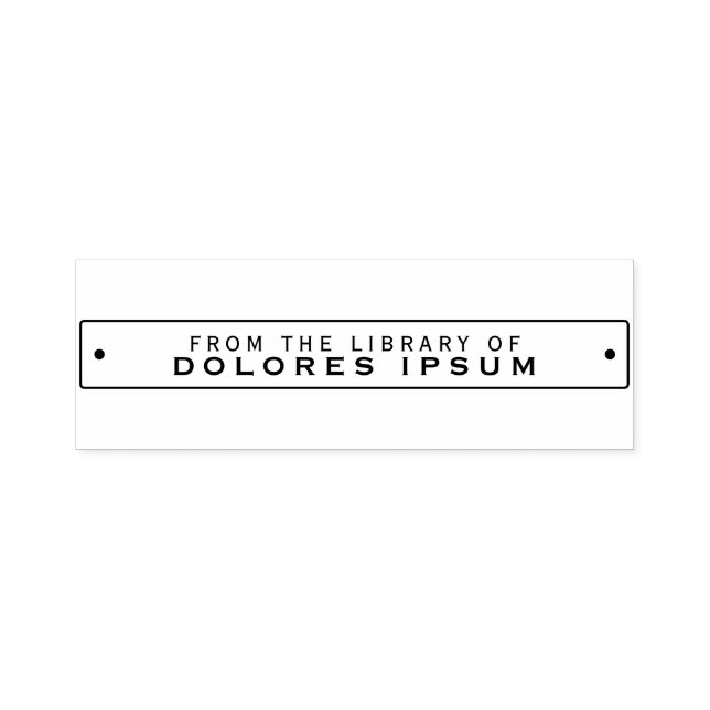 Auto Entintado Carimbo de Marcador Rivelado (Design)