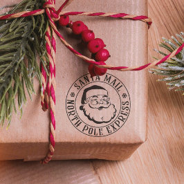 Auto Entintado Carimbo de Natal Entrega Especial Carimbo de Papai