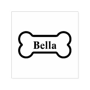 Auto Entintado Carimbo de Nome de Pet Dog Personalizável
