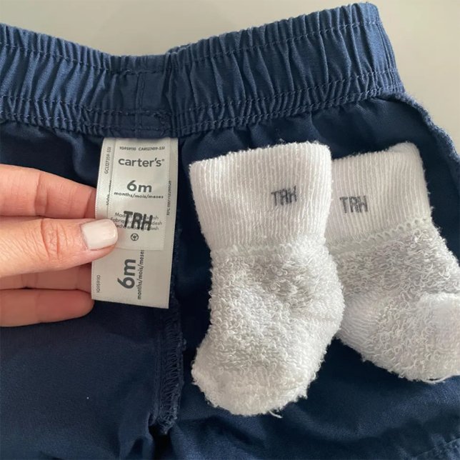 Auto Entintado Carimbo De Vestuário Com Iniciais (Criador carregado)