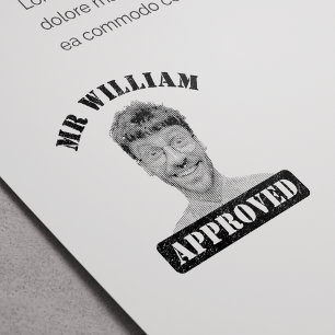 Auto Entintado Carimbo Divertido Personalizado Professor Aprovado