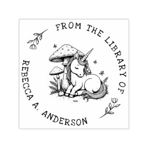 Auto Entintado Carimbo do Unicorn Sleed Toadstool