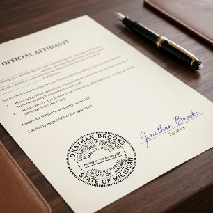 Auto Entintado Carimbo Notarial Profissional Nome Personalizado