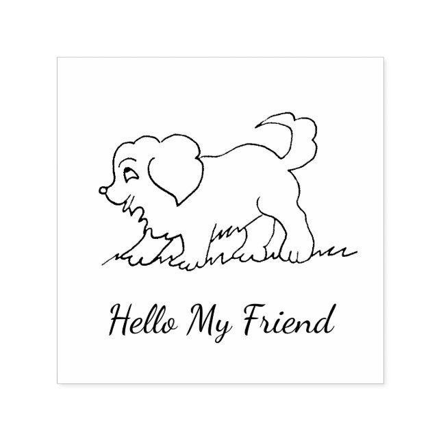 Auto Entintado Carimbo para Amigo (Design)