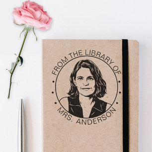 Auto Entintado Carimbo Personalizado de Biblioteca de Fotos para