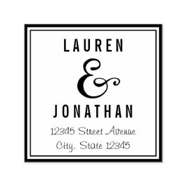 Auto Entintado Carimbo Personalizado de Borracha de Ampersand Doc