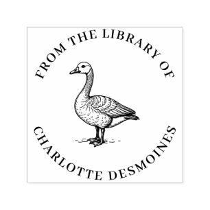 Auto Entintado Carimbo Personalizado do Livro de Ganhos Ex Libris