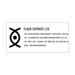 Auto Entintado Carimbo Personalizado para Empresa Comercial