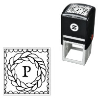 CÍRCULO DE MALHA 1.5" Carimbo Automático + Inicial