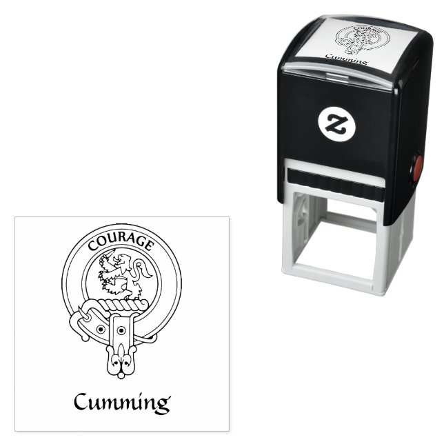 Auto Entintado Clan Cumming Crest - Carimbo (In Situ)
