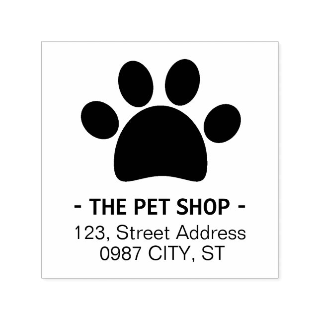 Auto Entintado Compro Pet | Pet Business | Carimbo de borracha (Design)